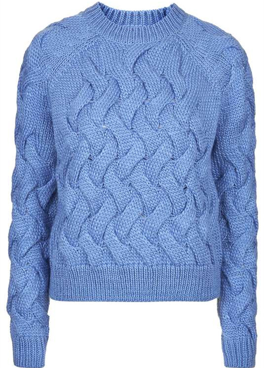 P20029 Chunky Knit Ribbed Sweater(china sweater factory china knitwear ...